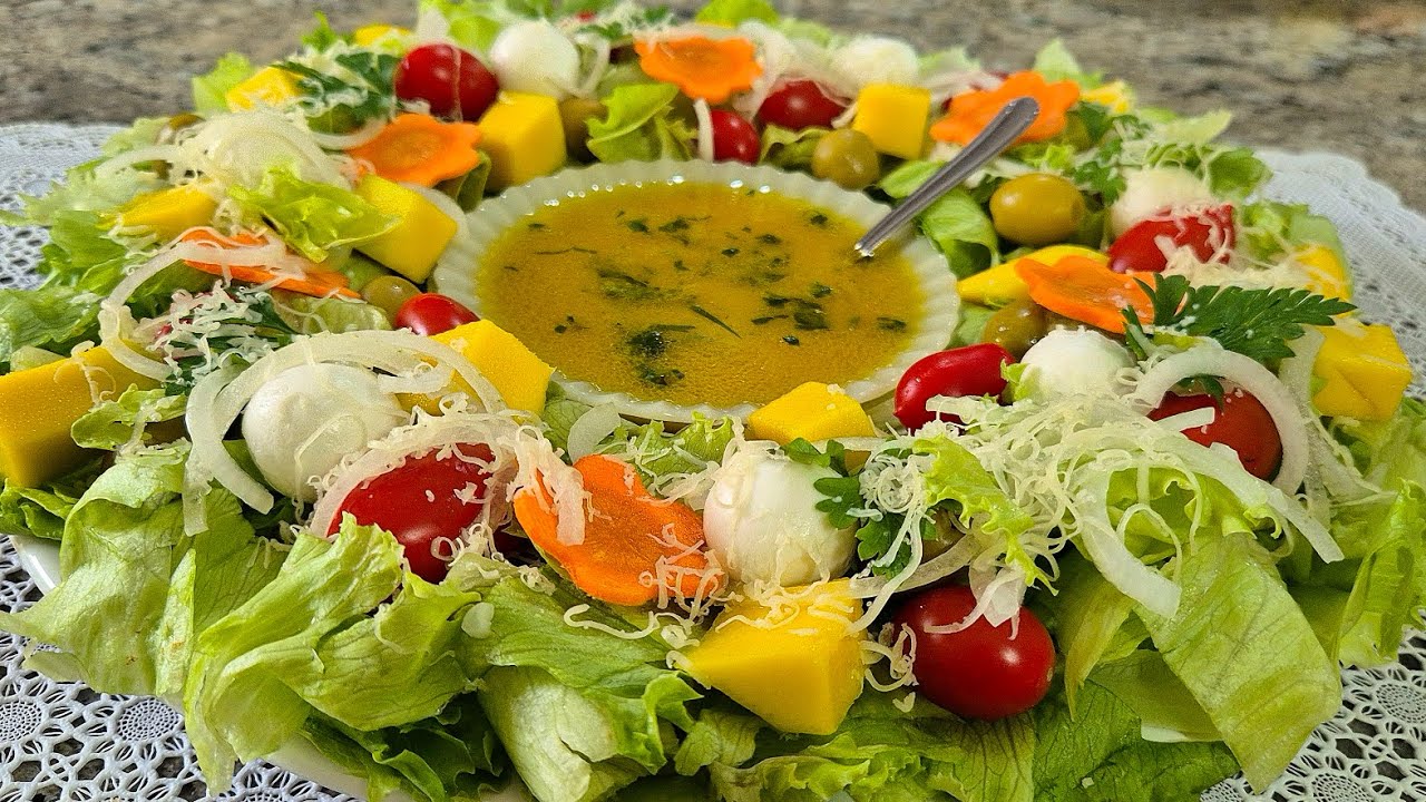 FAÇO ESSA SALADA todo ano NA CEIA DE NATAL e NÃO SOBRA NADA