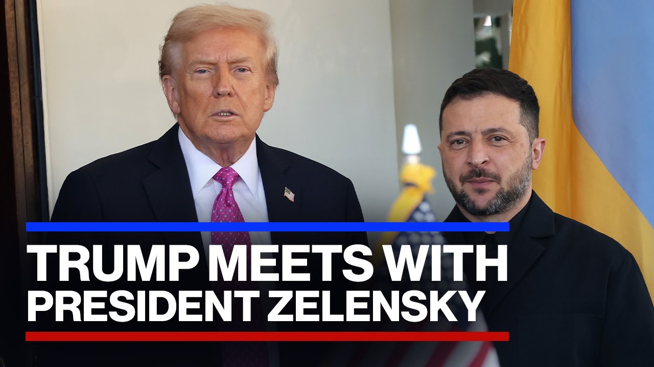Live: President Trump meets with Ukrainian President Zelensky