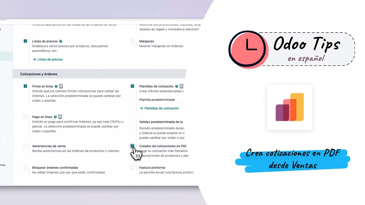 Odoo Tips en espa&ntilde;ol - Crea cotizaciones en PDF desde Ventas
