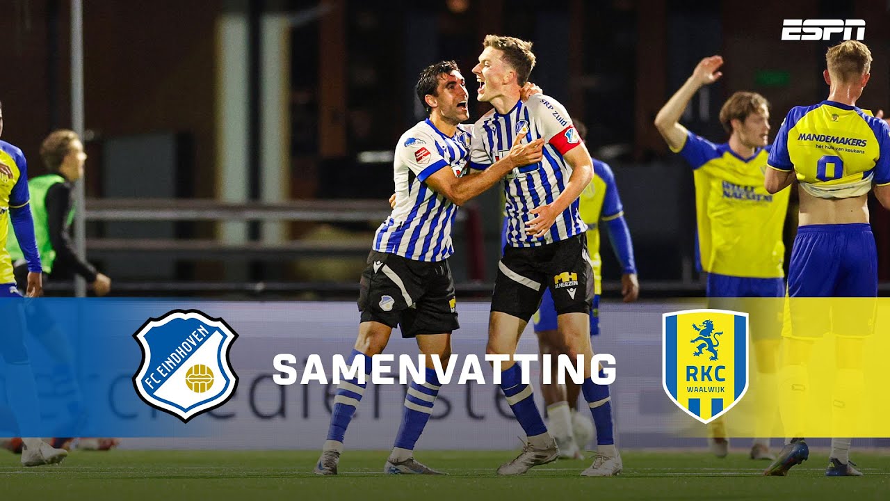 Sven SIMONS schiet KEIHARD raak met RECHTS 💥 | Samenvatting FC Eindhoven - RKC Waalwijk