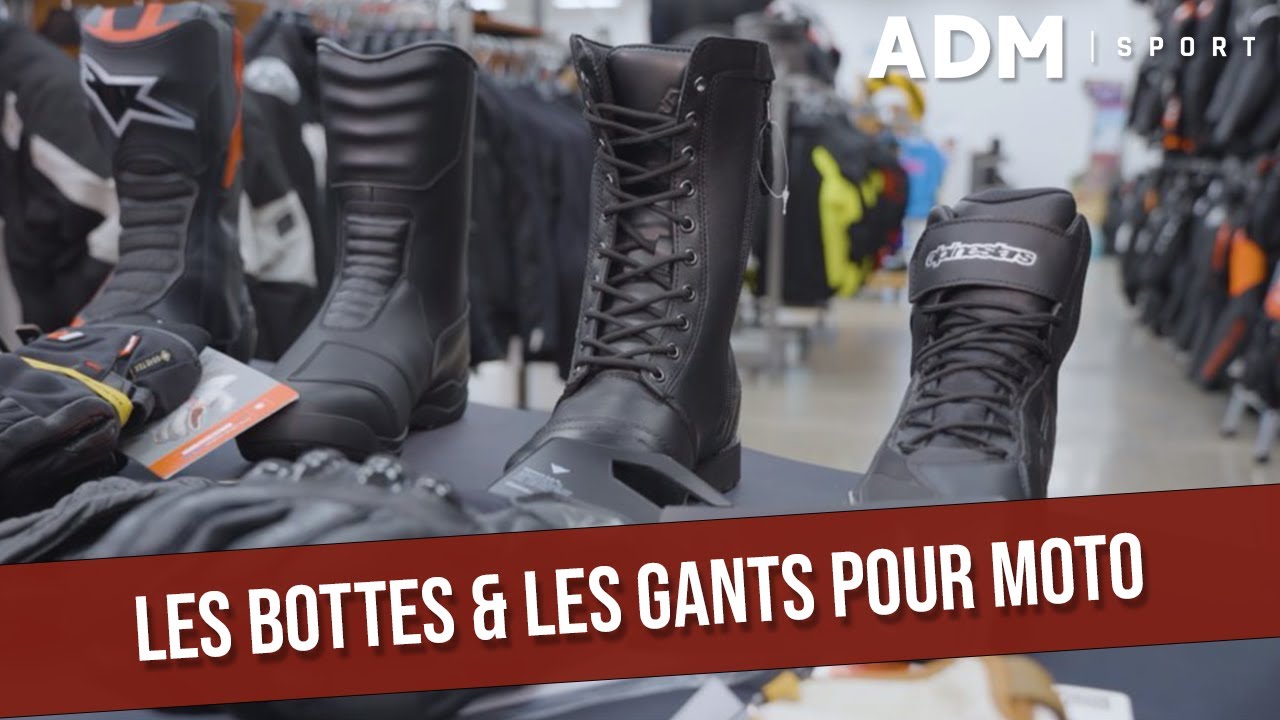 Bottes & gants de moto : faire le bon choix | La capsule ADM Sport