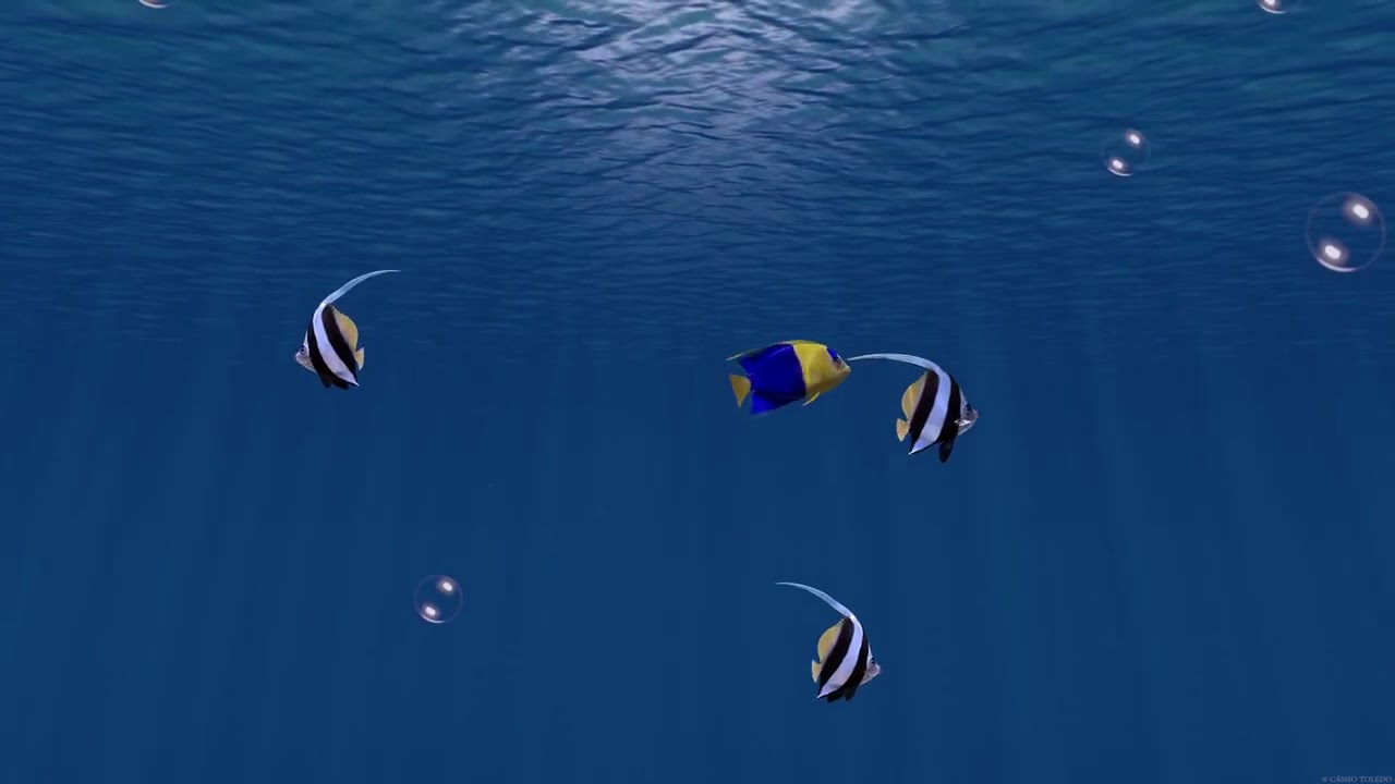 🎧 Berceuse pour enfants - Poissons dans l&rsquo;Oc&eacute;an 🎧 Musique Relaxation pour Dormir avec B&eacute;b&eacute;