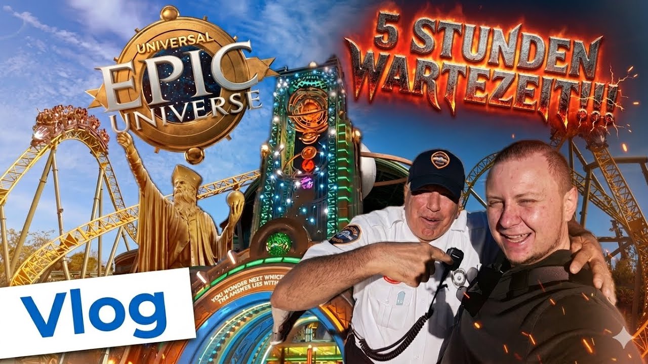 5h WARTEZEIT für Harry Potter Battle at the Ministry - UNIVERSAL EPIC UNIVERSE 2026 - Vlog #4
