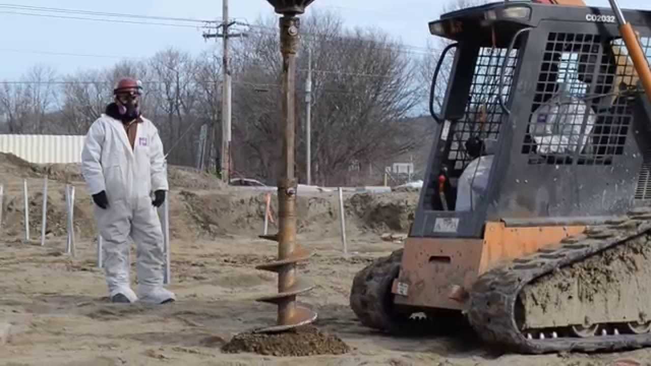 Foundation Stabilizers Inc. Rock Auger Core Drilling for Helical Piles in New York