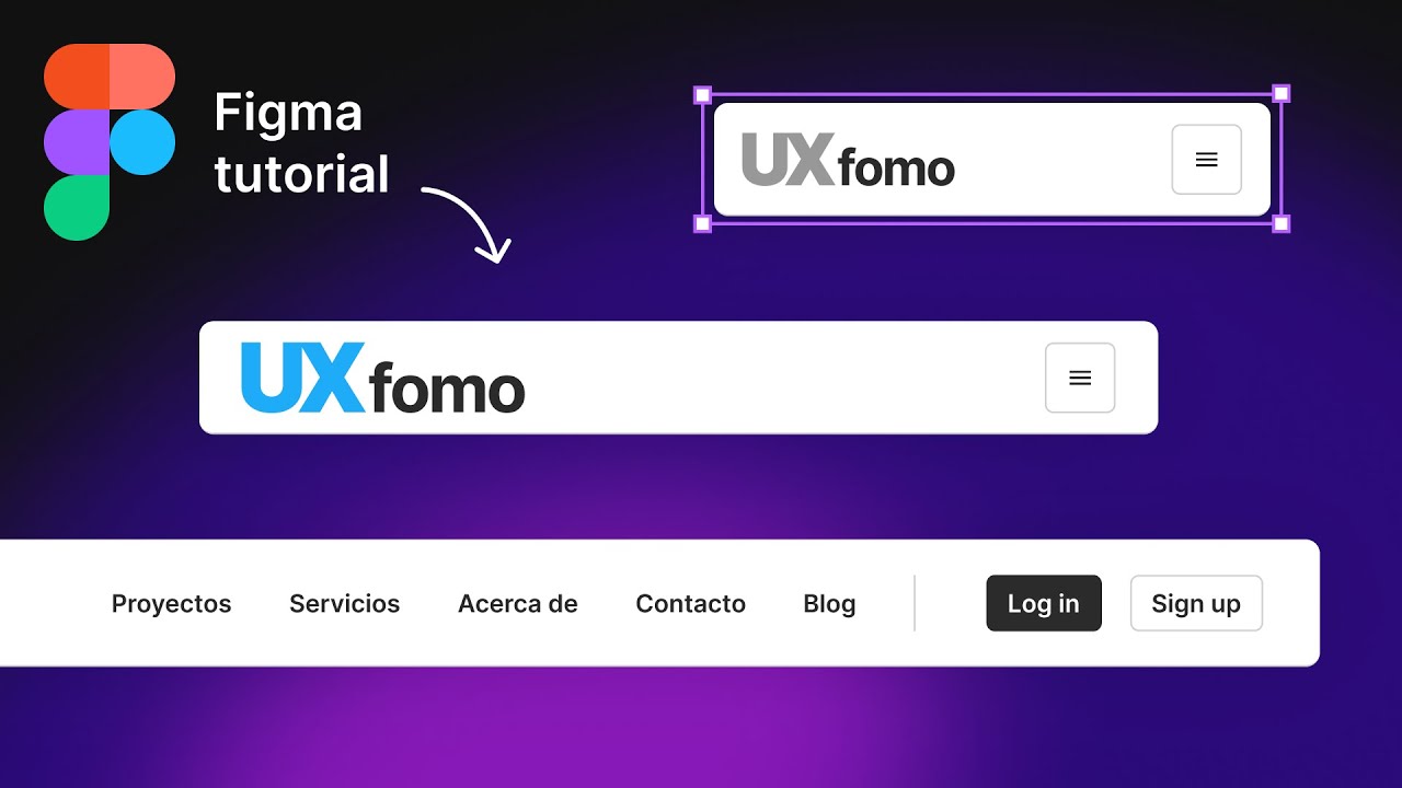 Cómo diseñar un MENÚ RESPONSIVE en Figma