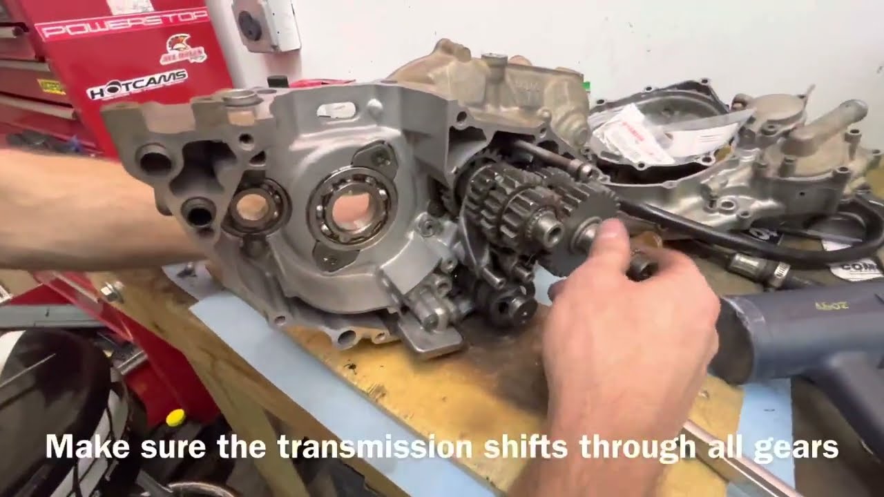How To Install Transmission - 2003 Yamaha YZ250F