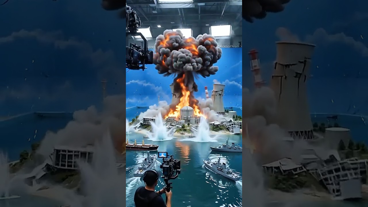 Hollywood style Ai Cinematic VFX action Clips | Nuclear Plant 🚀🔥#behindthescenes #action #ai