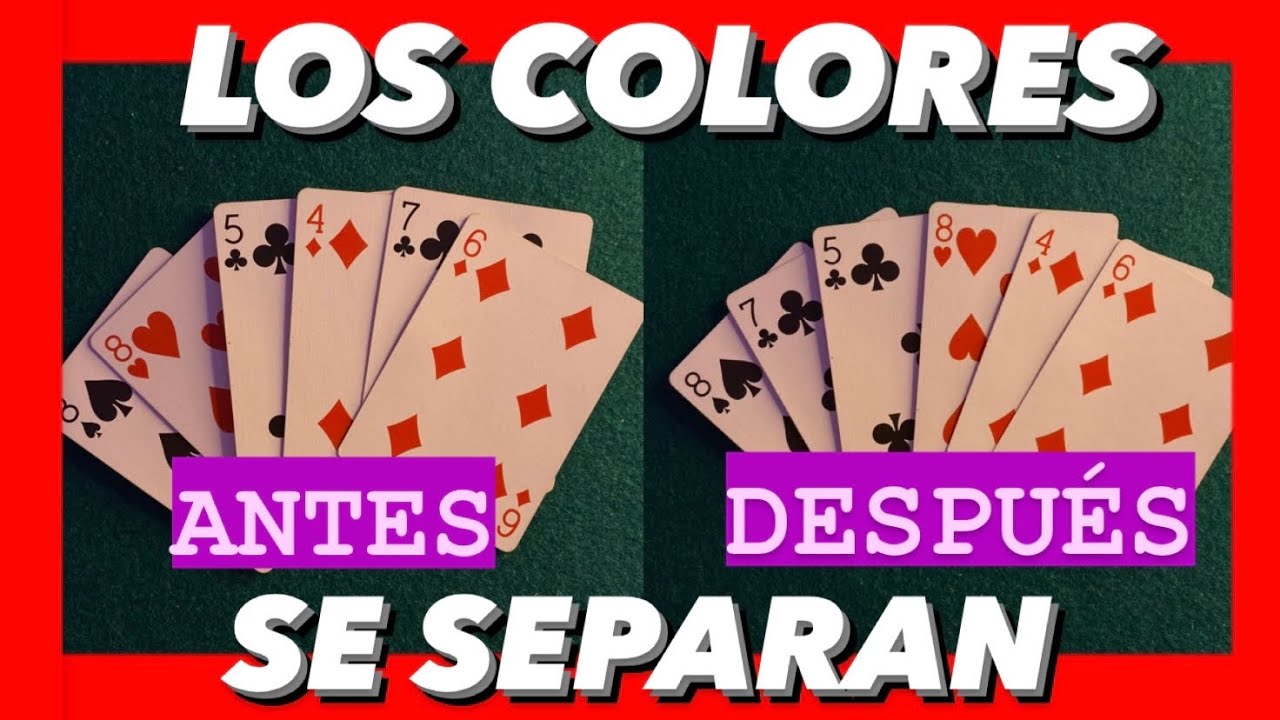 Truco de MAGIA con CARTAS AVANZADO | Agua y Aceite TUTORIAL