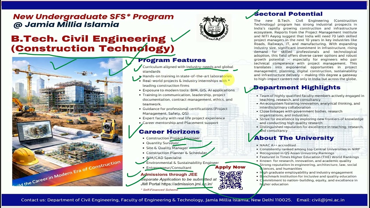 Jamia New Courses 2026 | Jamia Millia Islamia University Admission 2026 | Jamia Admission 2026