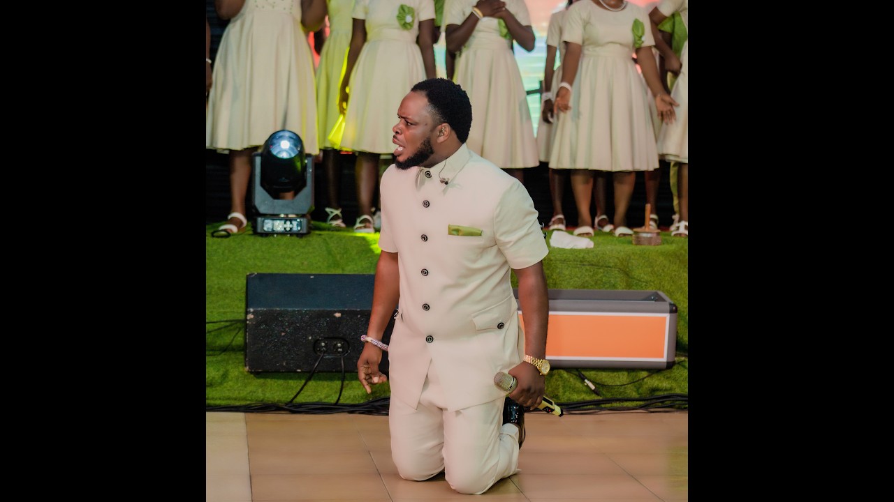 Salvation In Worship'25.  Bro Gideon Commey delivers a spiritual holy spirit anchored worship.