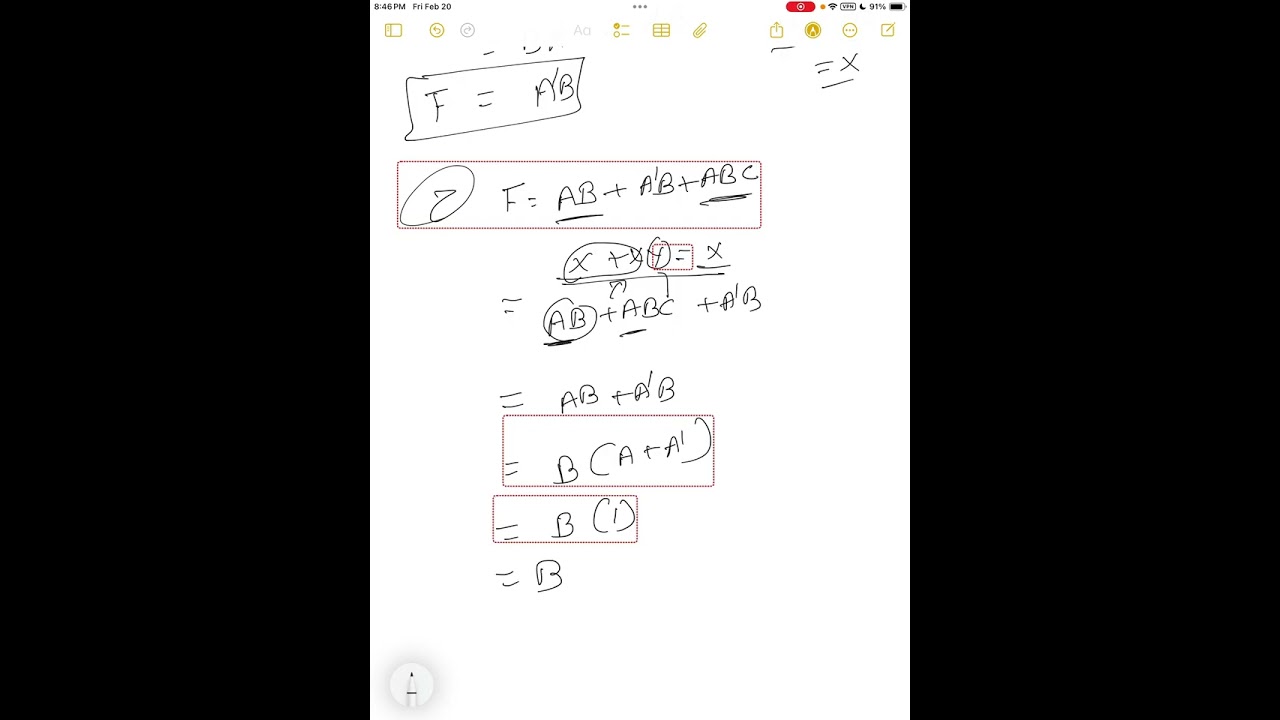 CSC 120 – Target 3a Demo | Boolean Algebra Simplification & DeMorgan’s Theorem