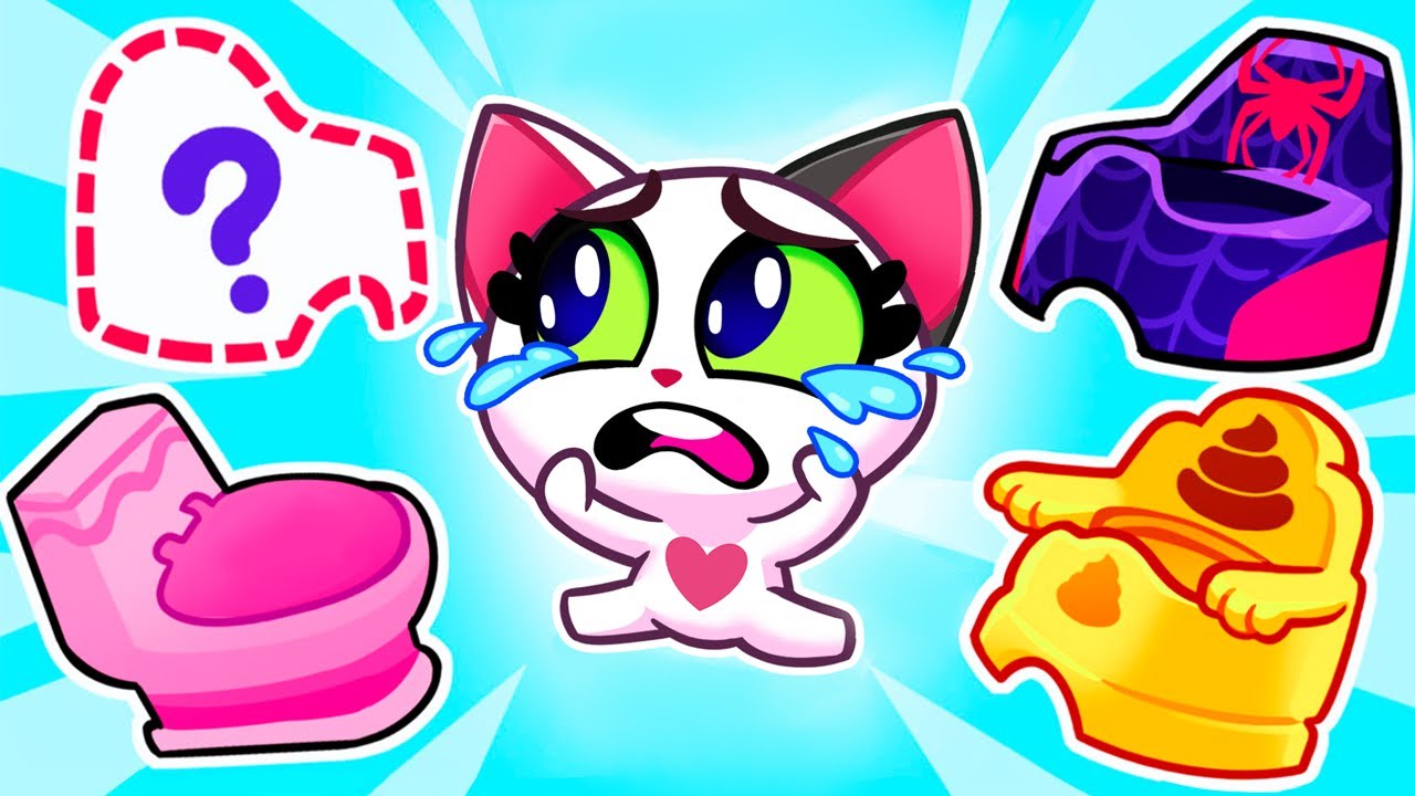 Oh No! Where Is My Potty? 🚽🙀 Healthy Habits for Kids with Kitties 😻 Purr-Purr Stories