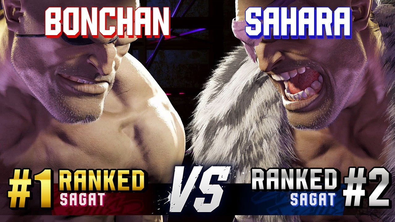 SF6 ▰ BONCHAN (#1 Ranked Sagat) vs SAHARA (#2 Ranked Sagat) ▰ High Level Gameplay
