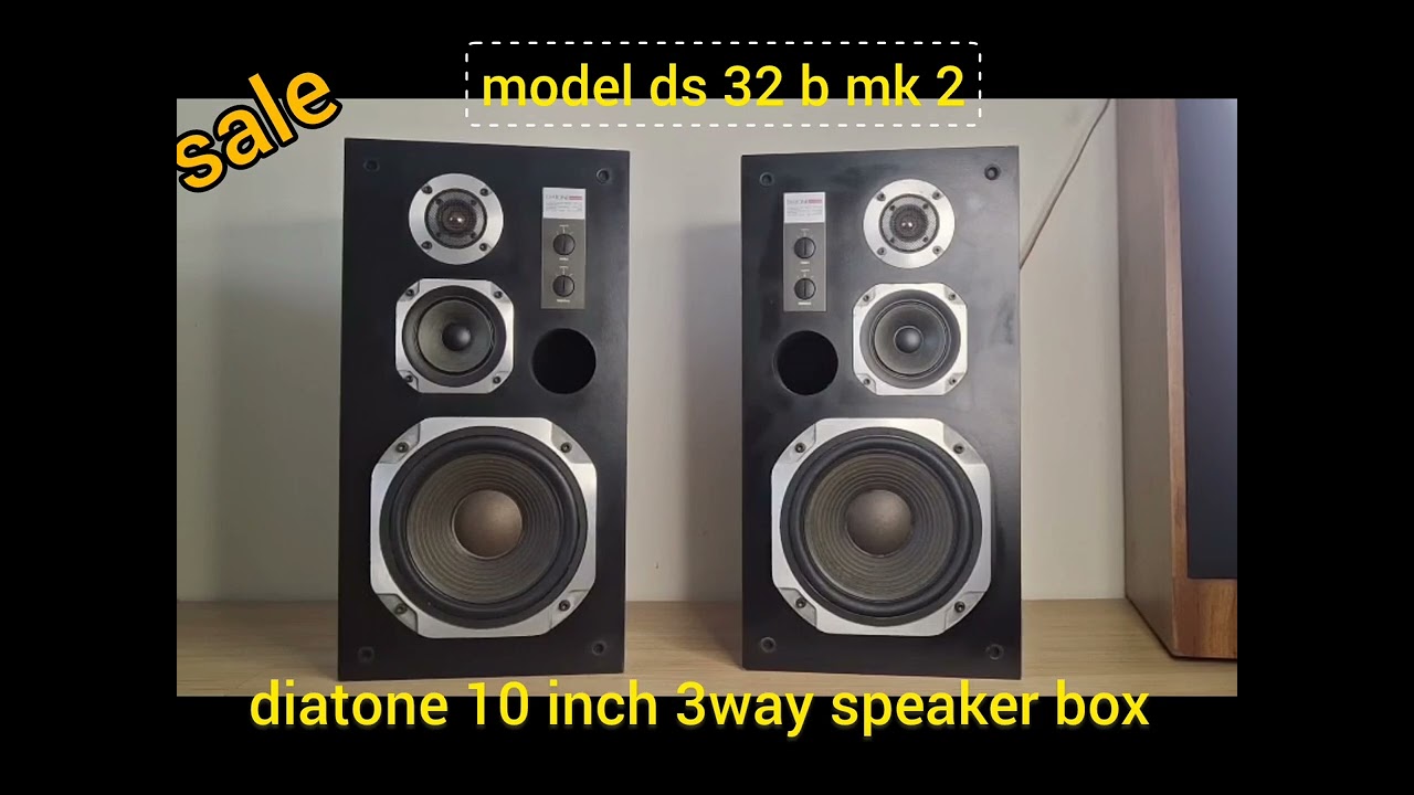 diatone 3 way 10 inch speaker box / model  Ds32bm2 / for sale / mercury audios / contact 9994640101