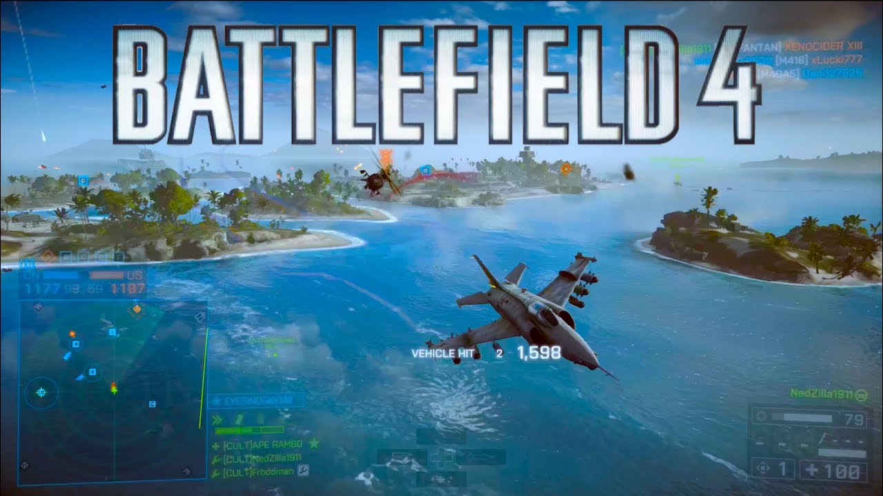 99-0 Paracel Storm! 4K Battlefield 4 Attack Jet Gameplay #45