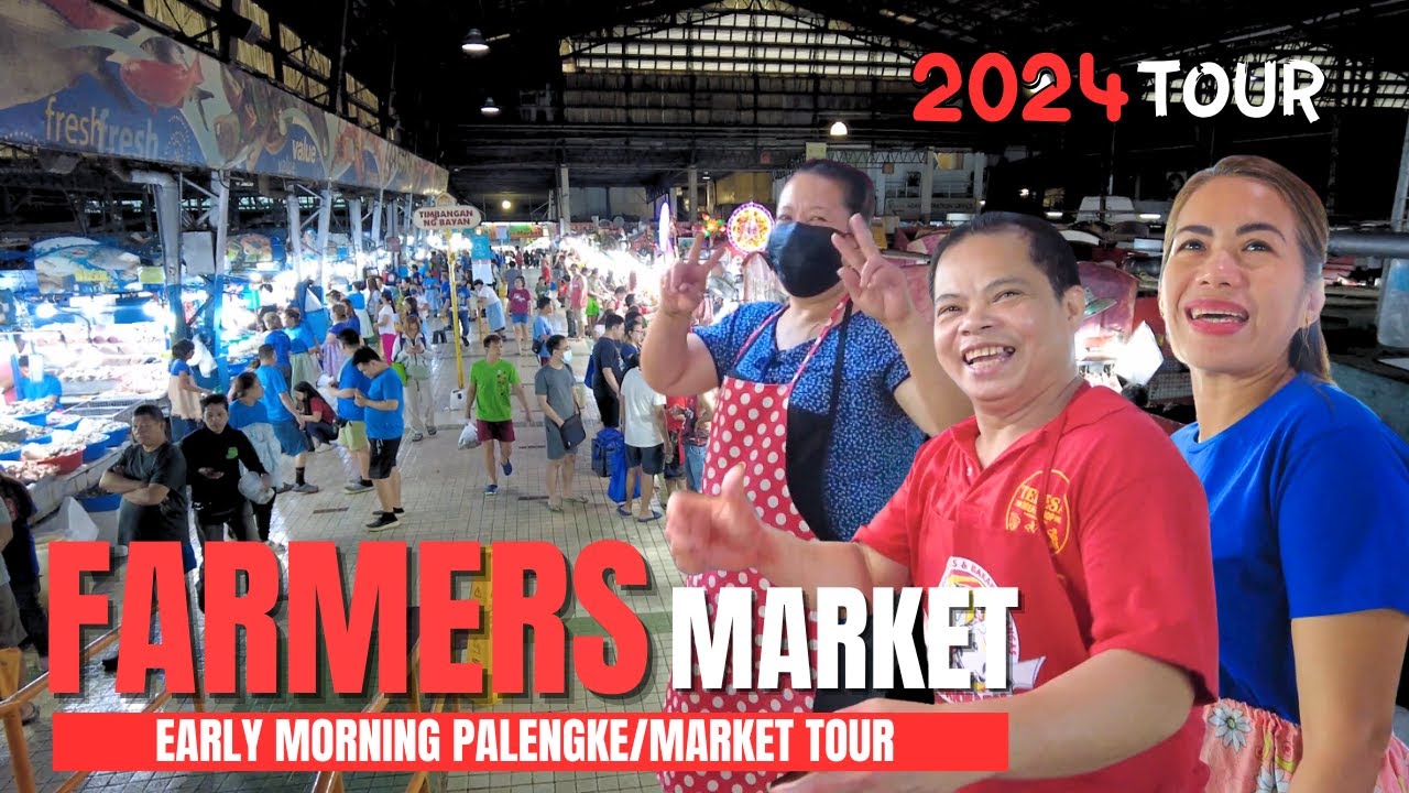 [4K] FARMERS MARKET 2024 TOUR - Palengke / Market Tour | Araneta City, Cubao, Philippines
