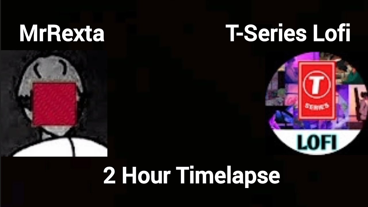 MrRexta Vs T-Series Lofi (2 Hour Timelapse) #SaveMrRexta