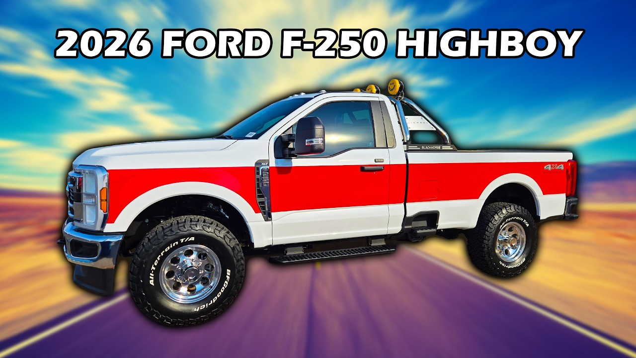 Фургон Ford F-250 Highboy, изготовленный на заказ — каждая деталь, делающая его особенным.