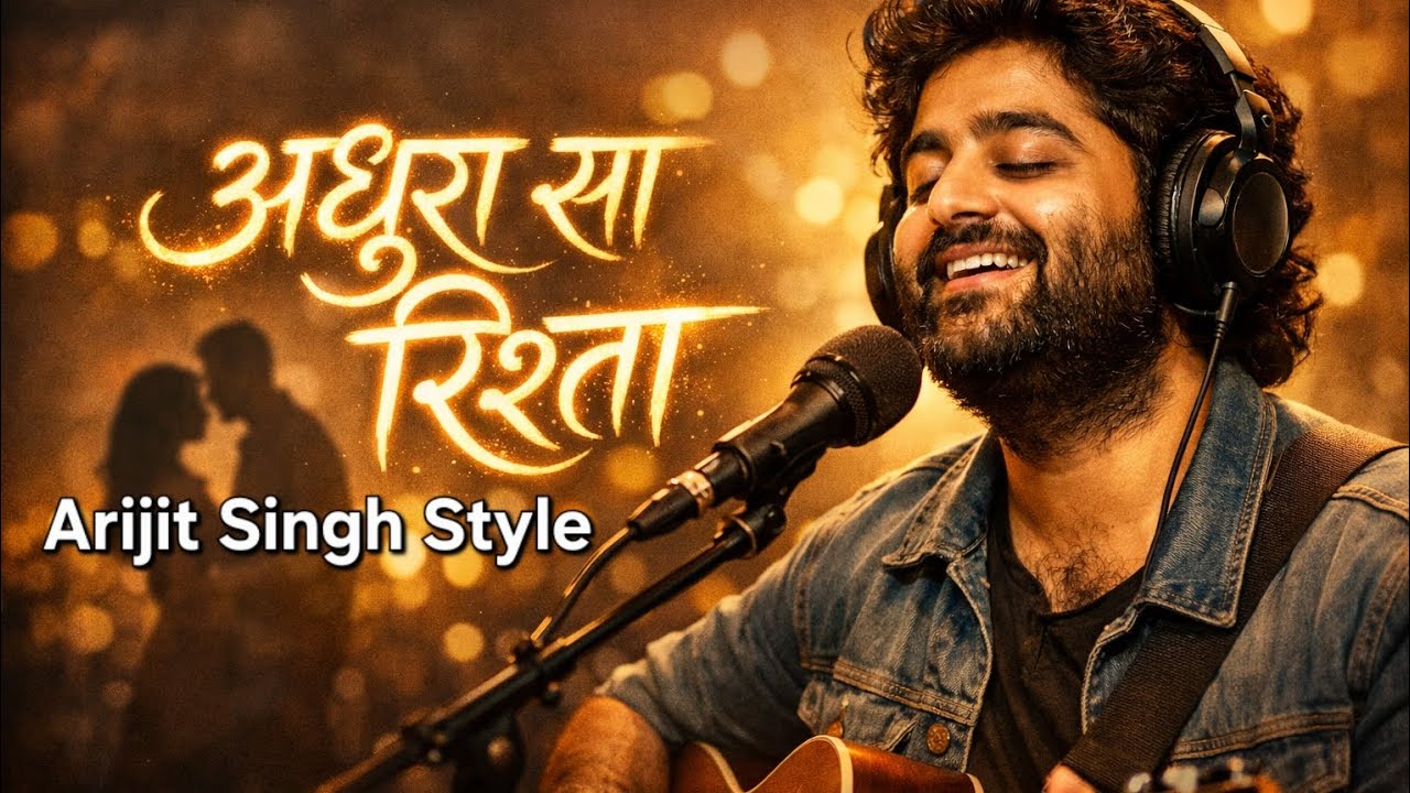 Adhoora Sa Rishta 😭 Arijit Singh Style | New Sad Song 🎶