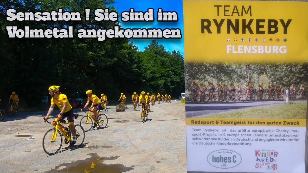 Mit dem Fahrrad von Flensburg nach Paris 2022 Team RYNKEBY