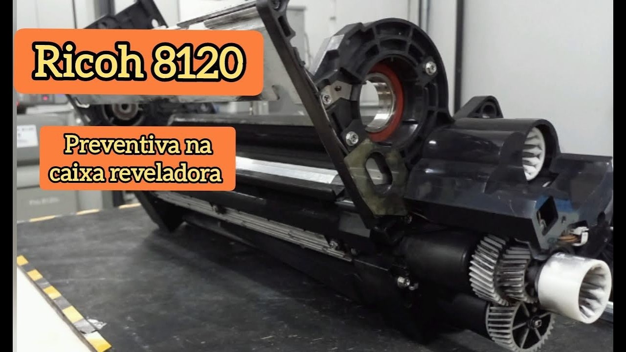 Ricoh 8120 Caixa Reveladora - Vídeo aula Degustação (Preventiva e cuidados)