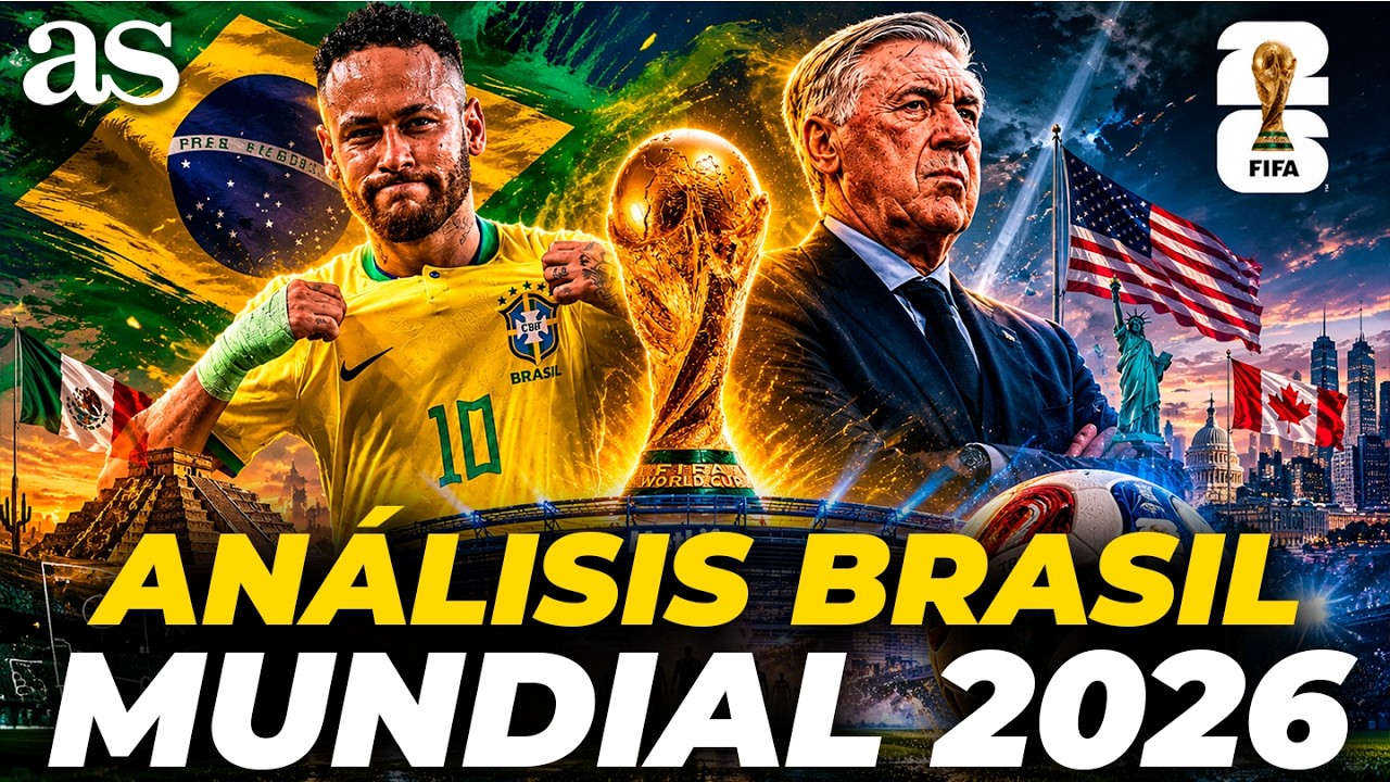 🚨&iquest;Por qu&eacute; BRASIL va a GANAR el MUNDIAL 2026? | GU&Iacute;A DEFINITIVA: ANCELOTTI, NEYMAR, VINICIUS...