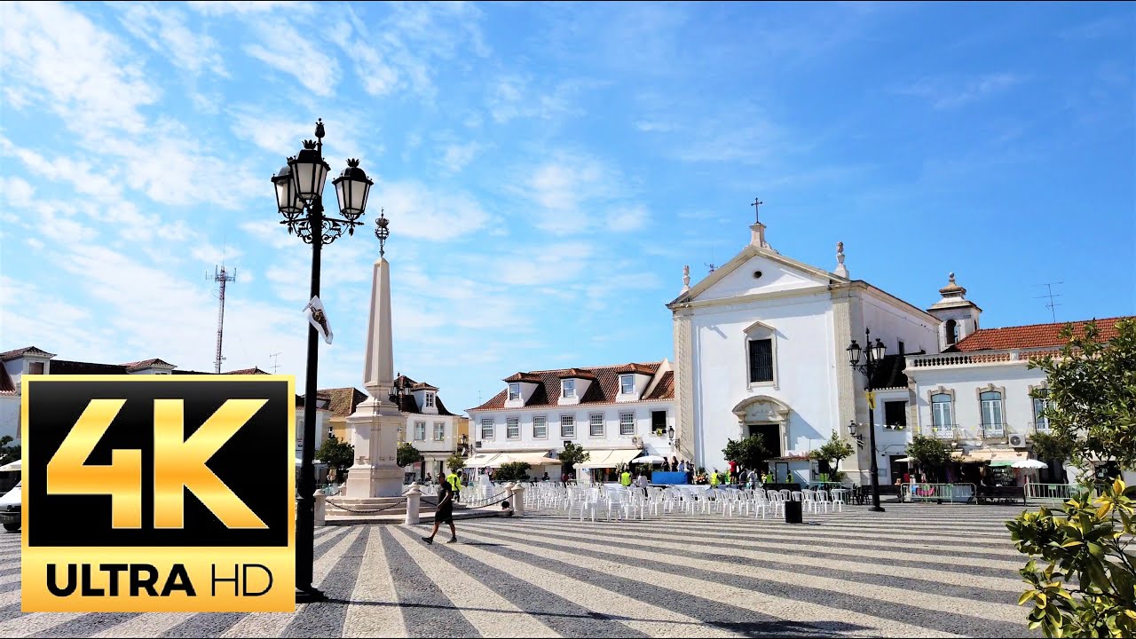 Walk at Vila Real de Santo António 🇵🇹 Algarve, Portugal 🇵🇹 4K 60FPS
