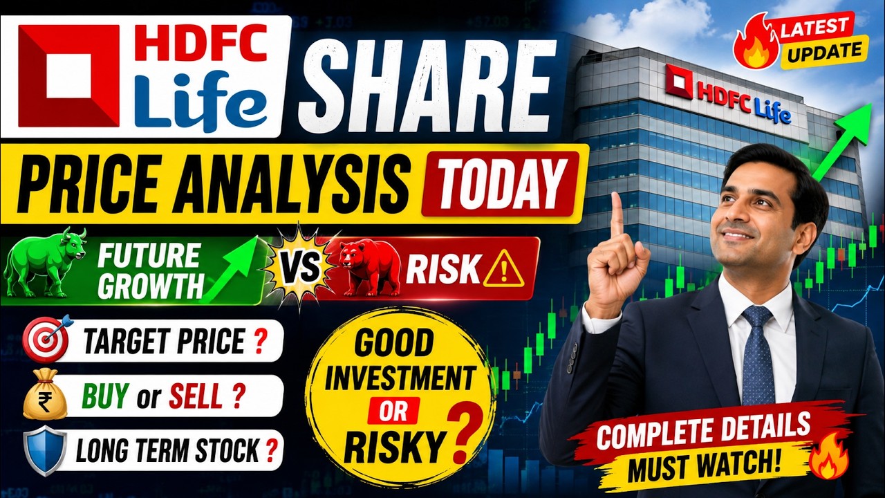 HDFC Life Share Price Analysis Today 🔥 | Future Growth + Risk ⚠️