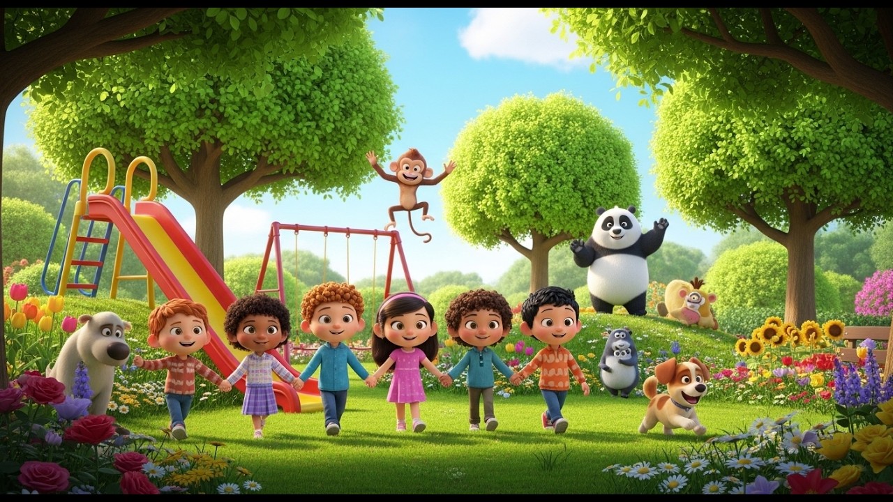 lets play together | Fun Friends Song for Kids | Toddler Sing Along