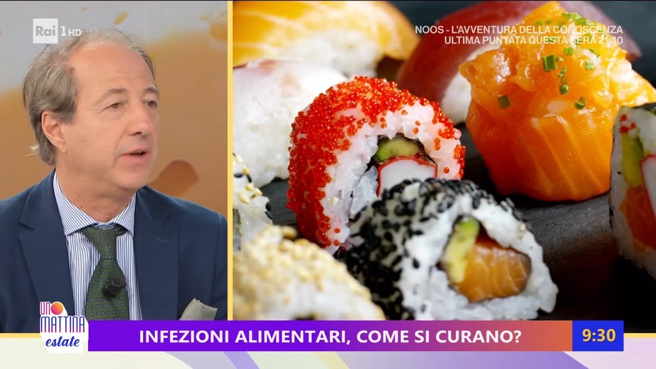 Infezioni alimentari,  il caldo favorisce i batteri - Unomattina Estate 28/07/2025
