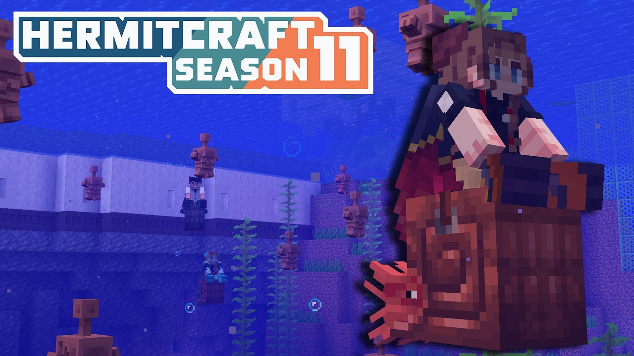 Pearl POV: Nautilus Race 4! | Hermitcraft 11 Extras
