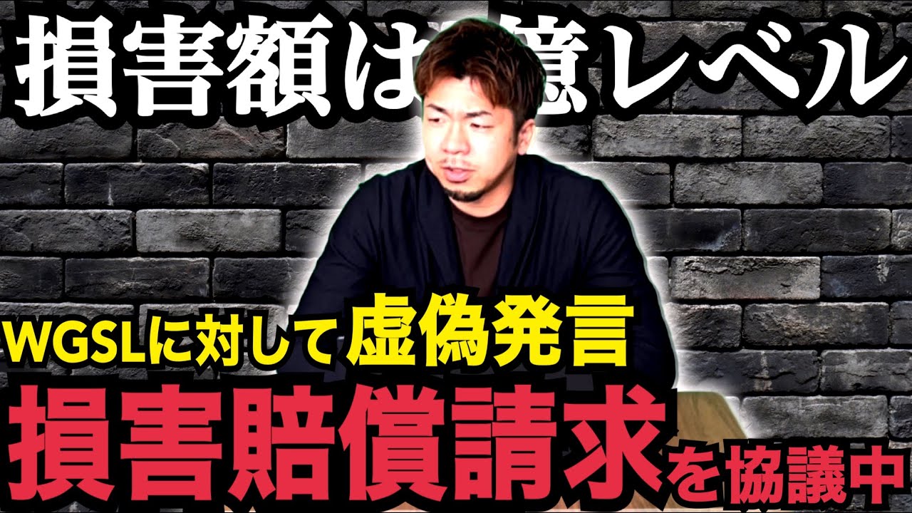 【緊急動画①】虚偽の流布に対しWGSLは本気で動きます【WGSL】【コメント欄必読】【WGSLコンテンツご購入者様からの声】