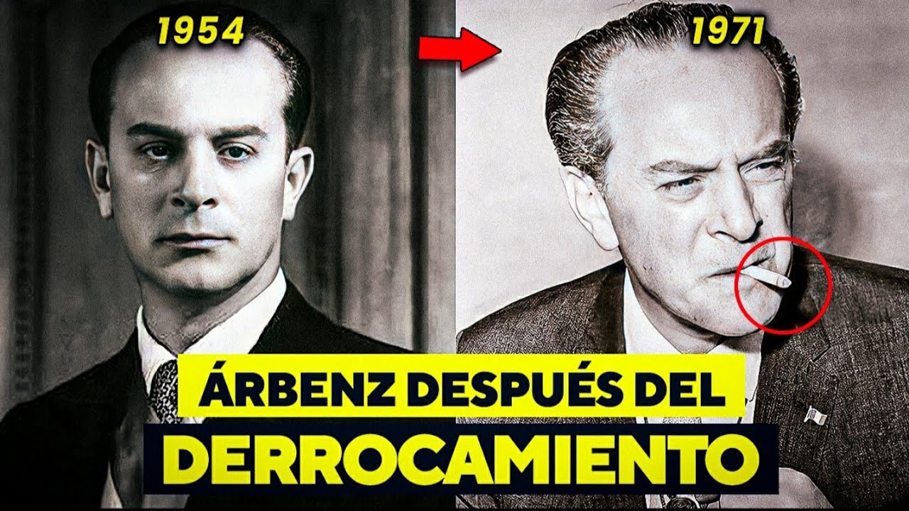 La TRÁGICA VIDA de JACOBO ARBENZ después del DERROCAMIENTO