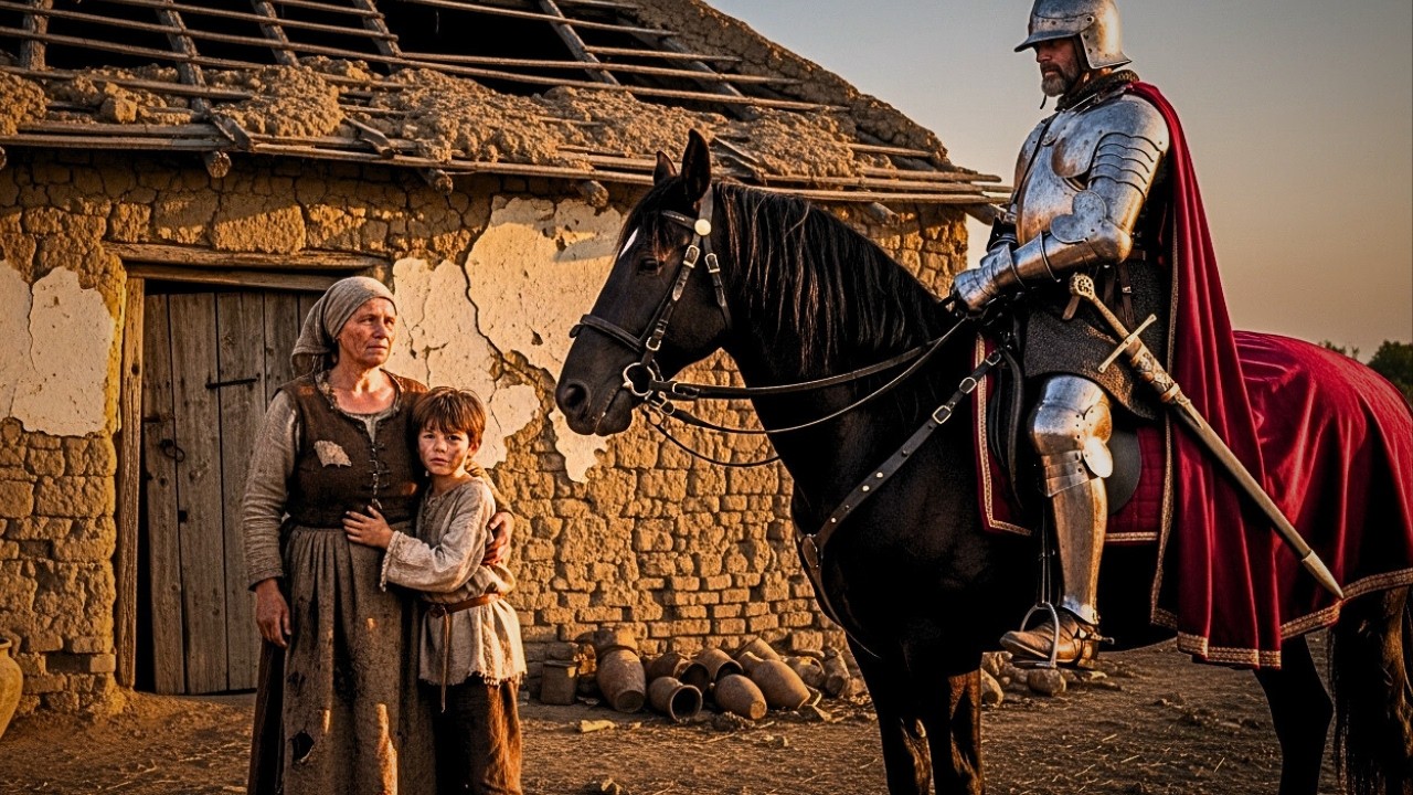 ȚĂRANCA SĂRACĂ ÎȘI CREȘTEA FIUL ÎNTR O CASĂ DIN LUT PÂNĂ CÂND UN CAVALER LE A TRANSFORMAT DESTINELE!