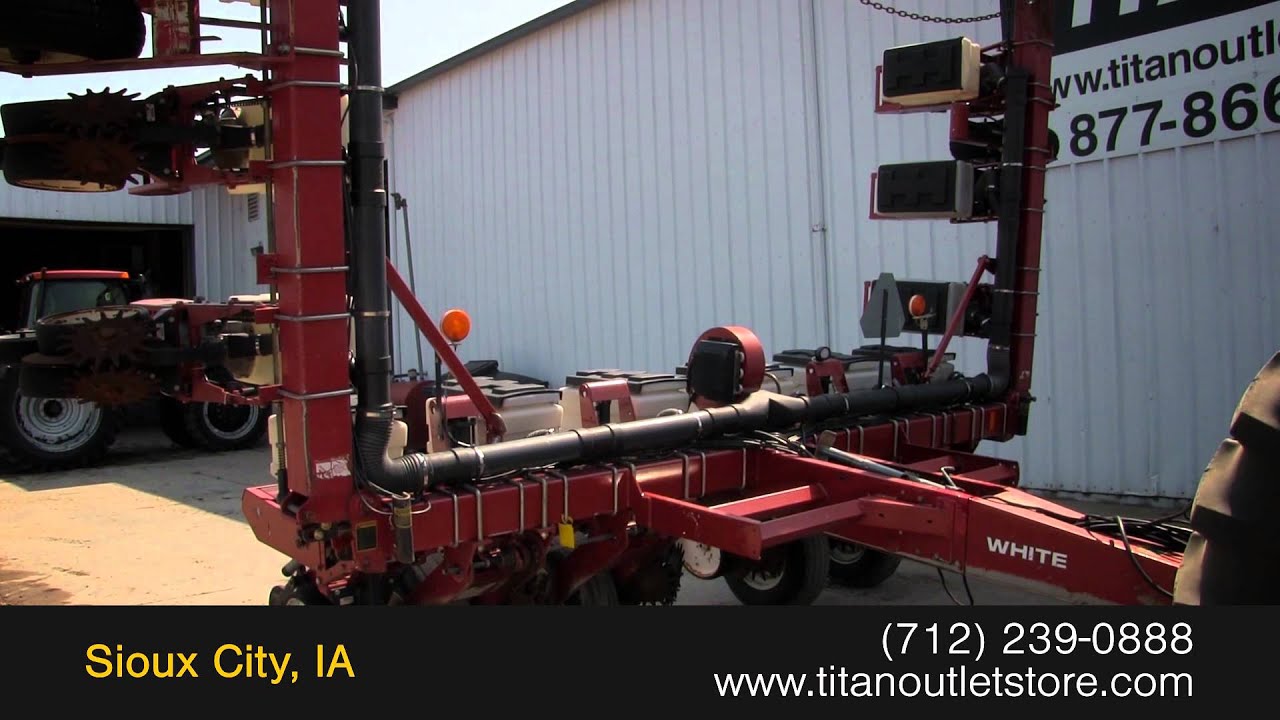 1994 White 6100, 12R30, Vac Meter, Vert Fold, Row Unit Seed Sold on ELS!