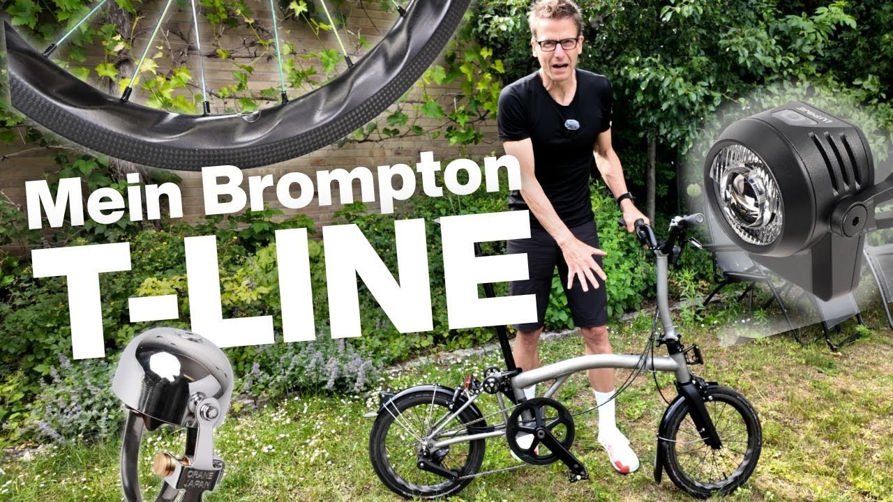 🚲 Meine Brompton T-Line Upgrades – Carbonlaufräder & praktisches Zubehör im Detail
