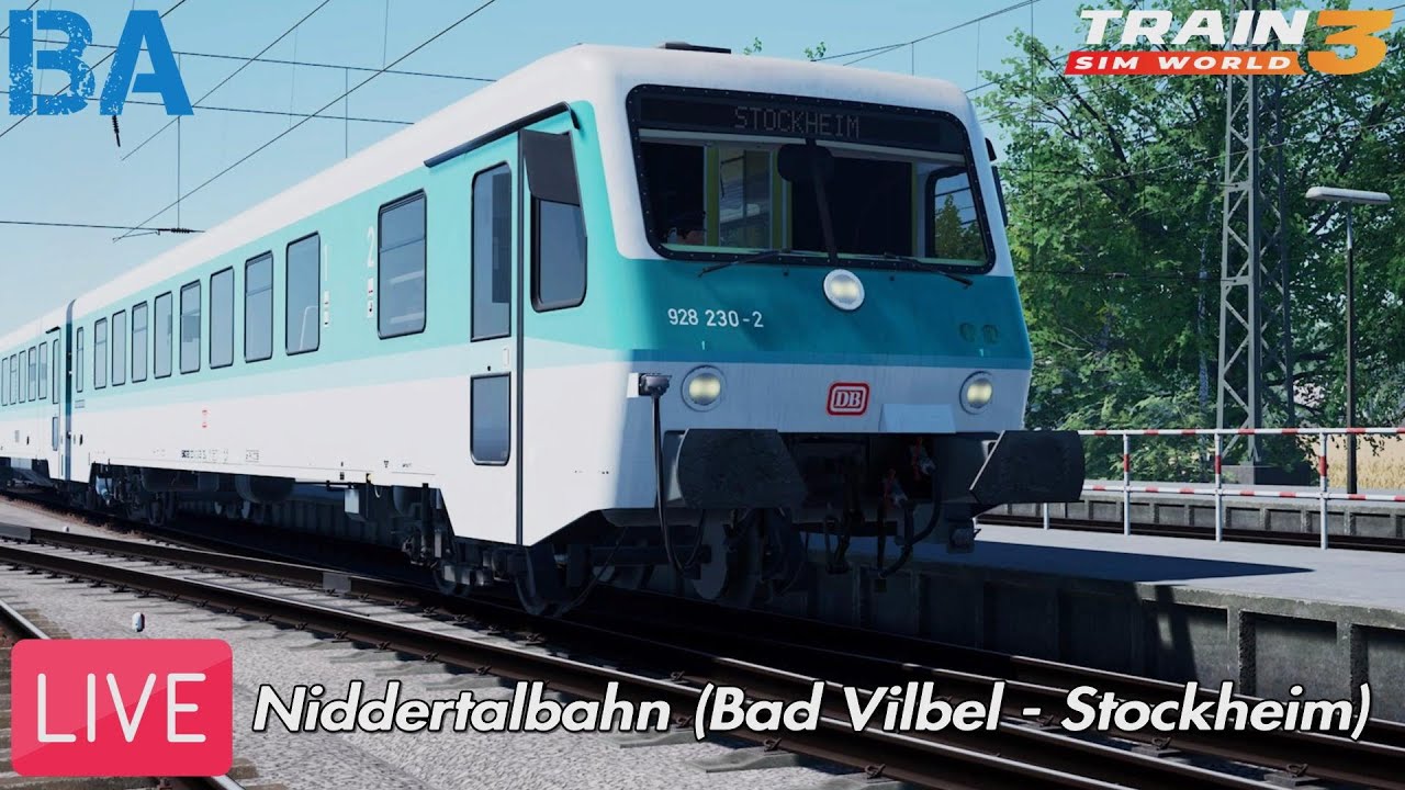 Niddertalbahn LIVE - New TSG Route - Train Sim World 3 (24/03/23)