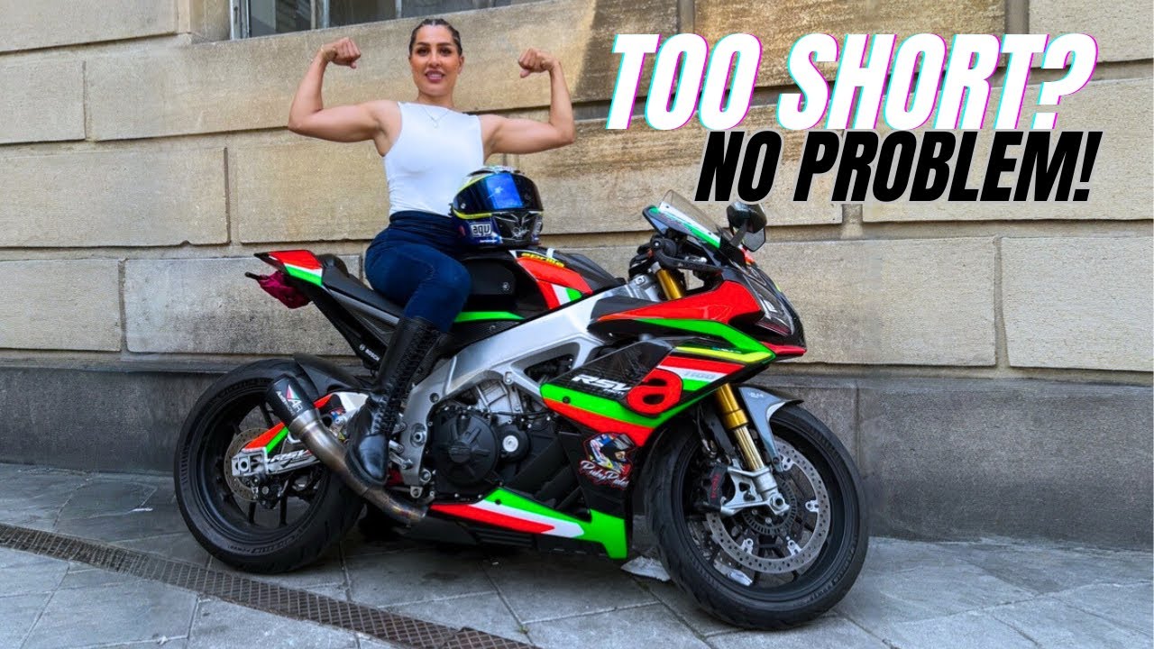 🦵🏽🏍️ HOW I RIDE MY TALL LITRE SUPERSPORT AT 5'4!