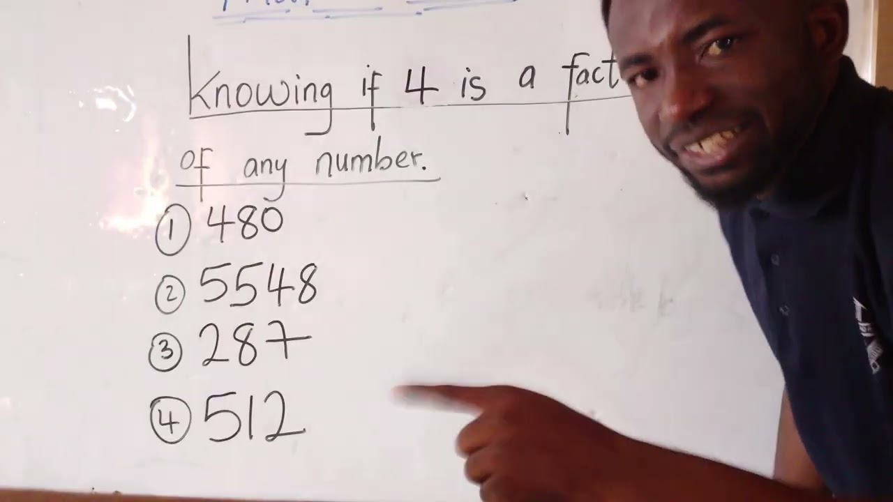 Simple way to know if 4 is a factor of a number 