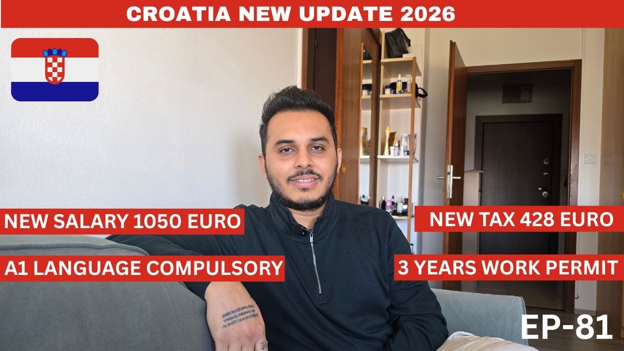 CROATIA NEW UPDATE 2026 | CROATIA NEW IMMIGRATION RULES