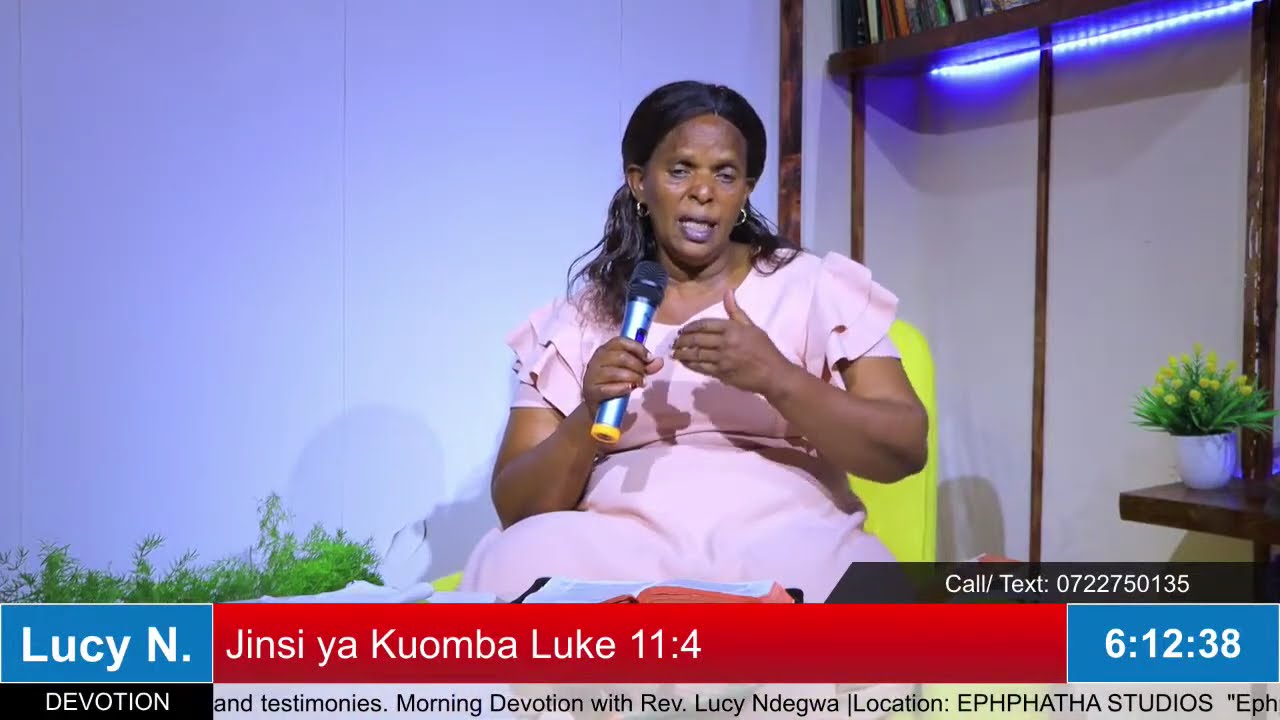 🔴LIVE: Morning Devotion with Rev Lucy - The Lord's Prayer Part C