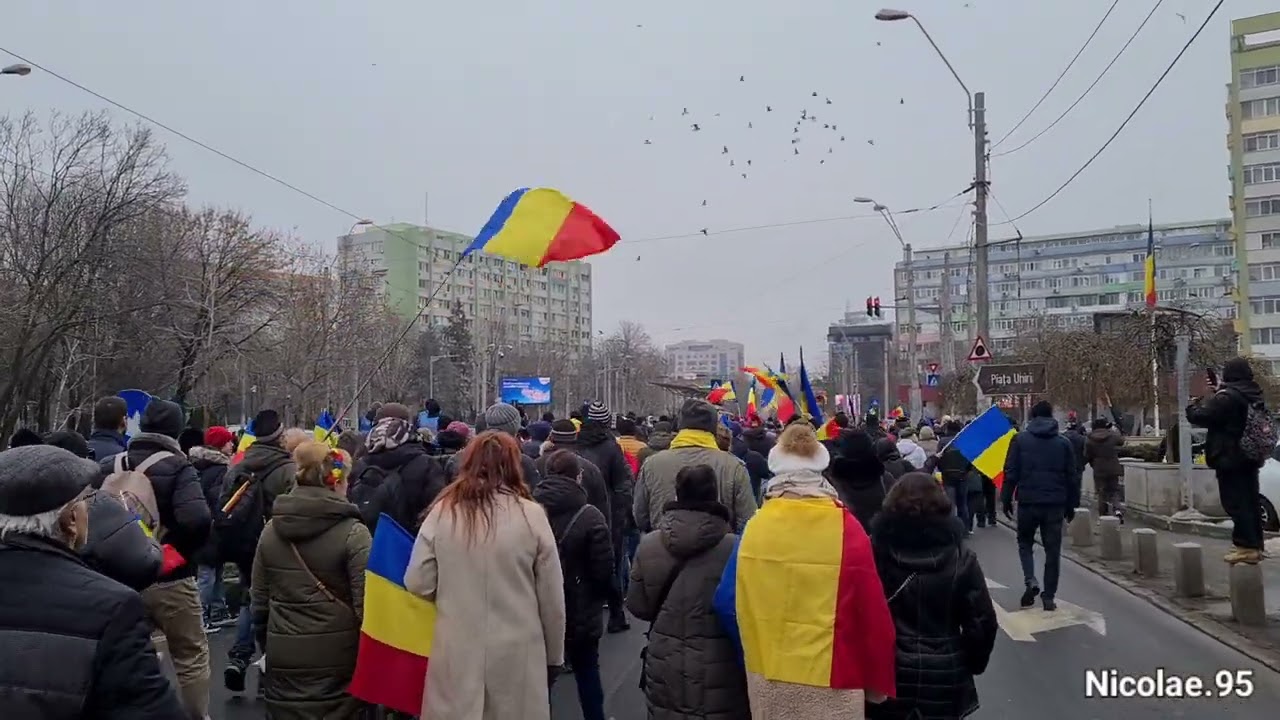 Protest BUCUREȘTI 24 ianuarie 2026 Nicușor Dan DEMISIA! Ilie Bolojan DEMISIA! TURUL DOI INAPOI!