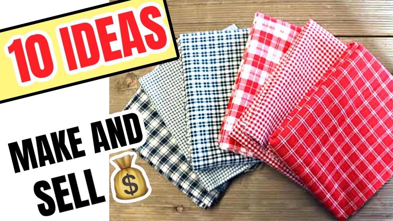 10 SEWING PROJECTS for Make AND SELL In 10 Minutes