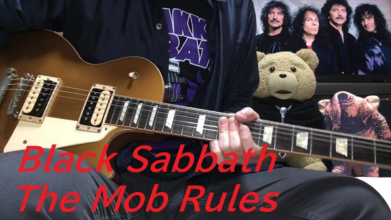 Black Sabbath  Tony Iommi  The Mob Rules  Guitar Cover