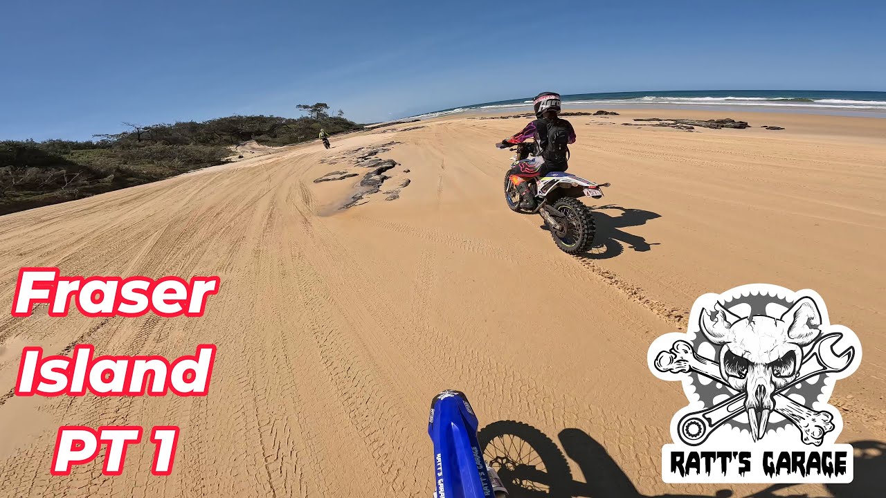Fraser Island K'Gari Motorbike Trip 2023 Part 1 | GoPro Hero 11