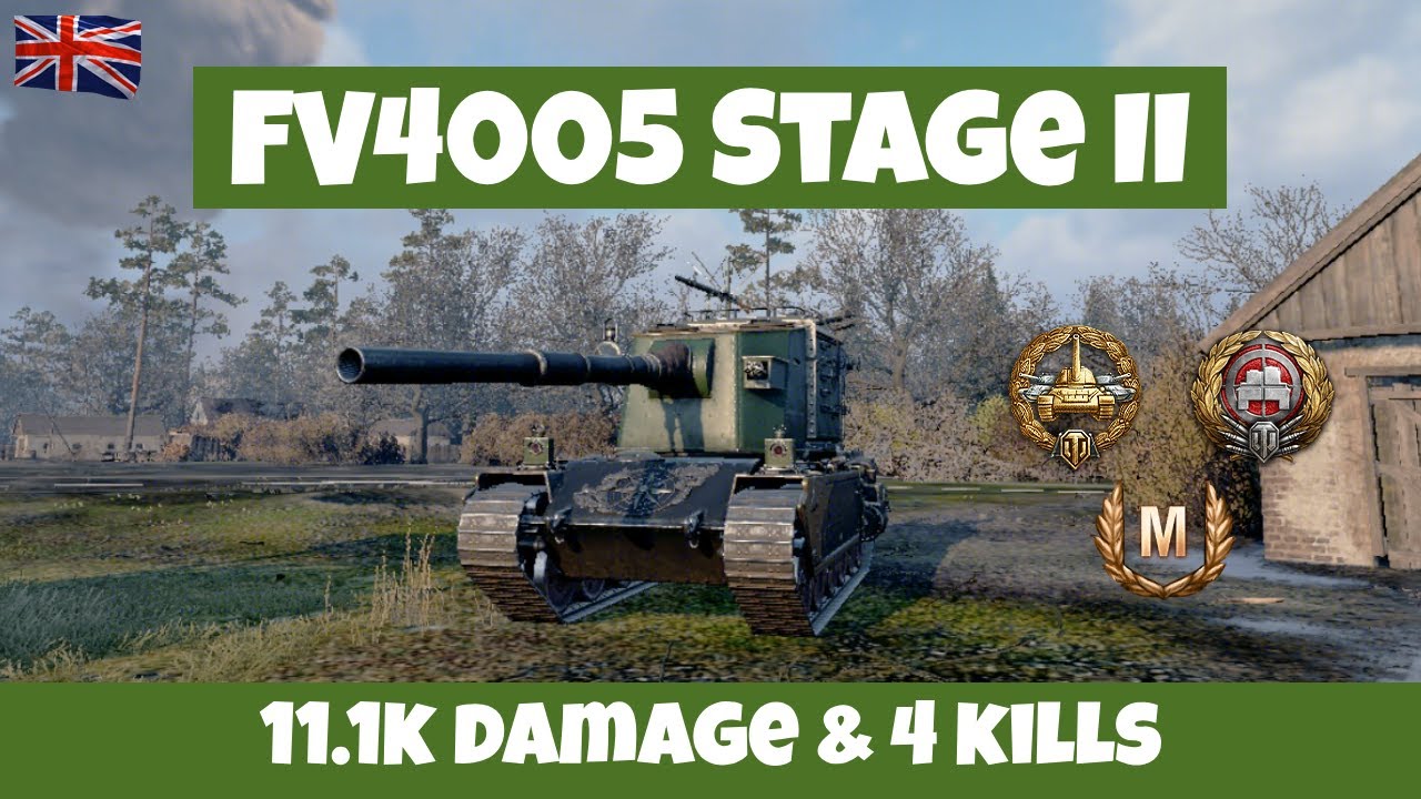 FV4005 — 11.1K DAMAGE & 4 KILLS | WoT Replay