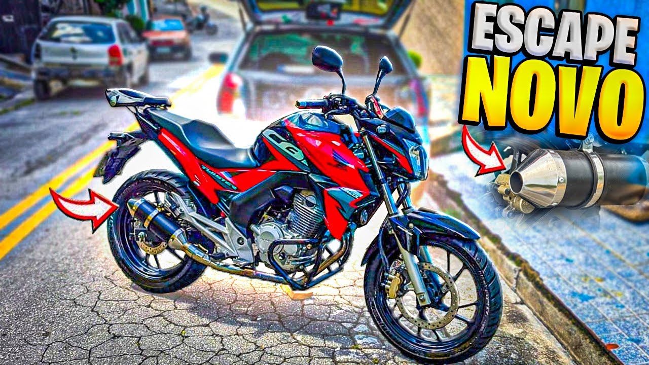 FUI PRA RUA TESTAR O ESCAPE KS NA CB TWISTER 250CC - FICOU MUITO FORTE 🔥