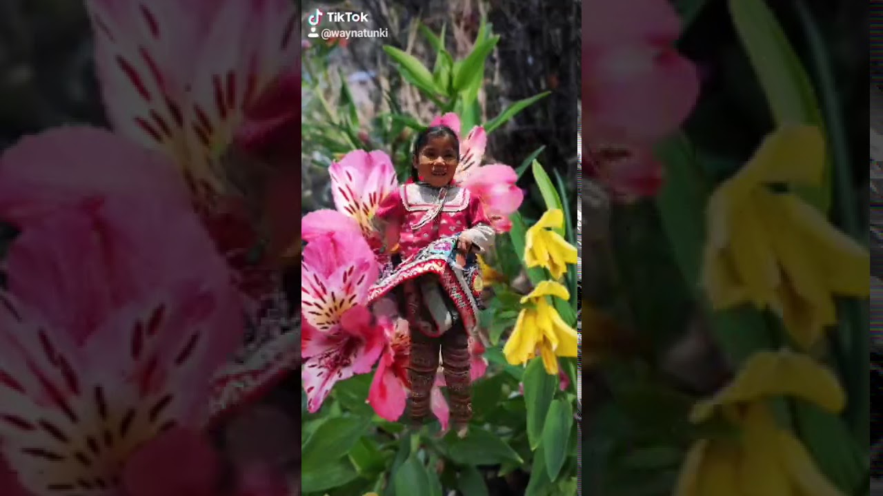MI HERMANITA RUTH BAILANDO//APRENDE QUECHUA CON WAYNA TUNKI