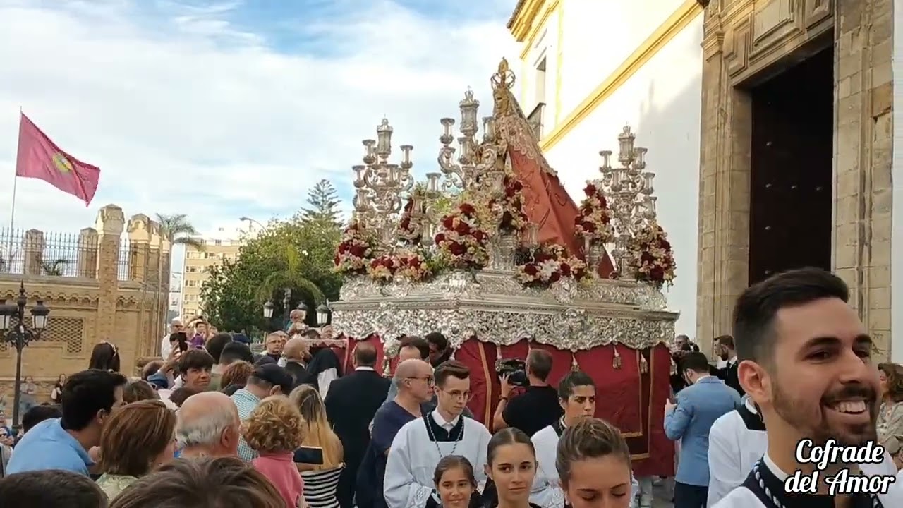 Traslado Virgen del Rosario (Patrona) a Catedral, Corpus Christi Cádiz 2023