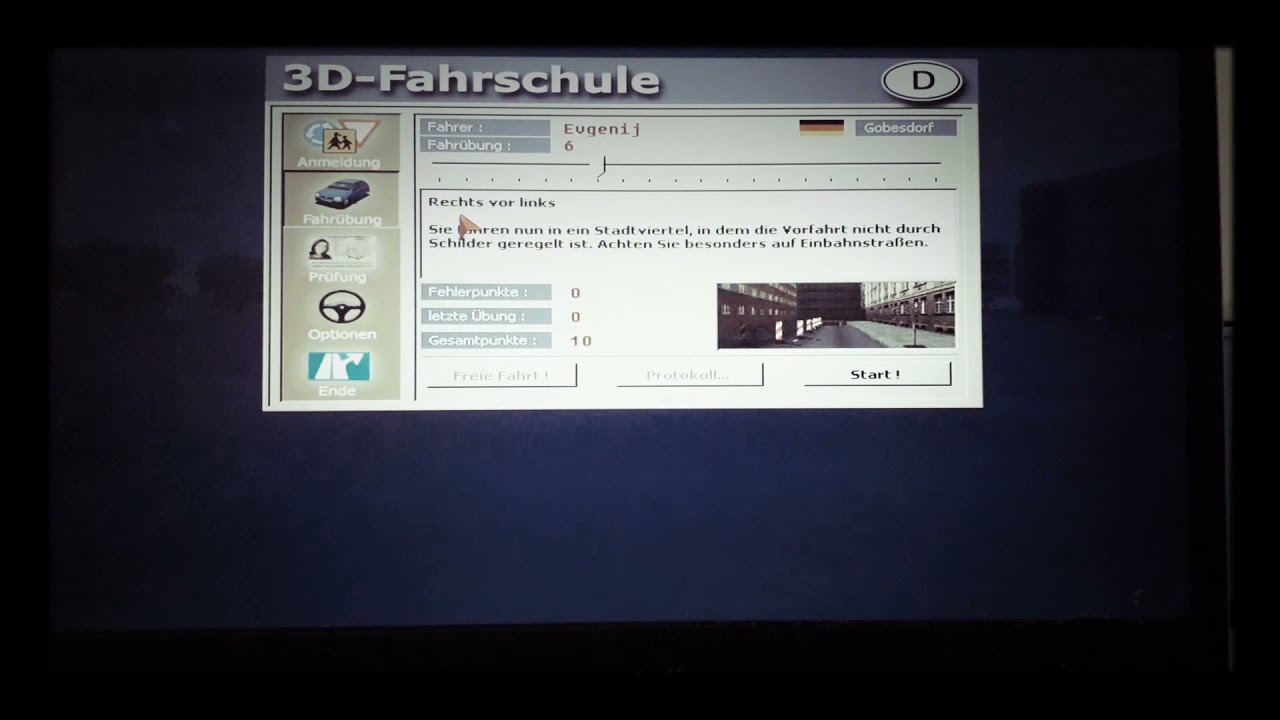 3D Fahrsimulation Симуляция вождения